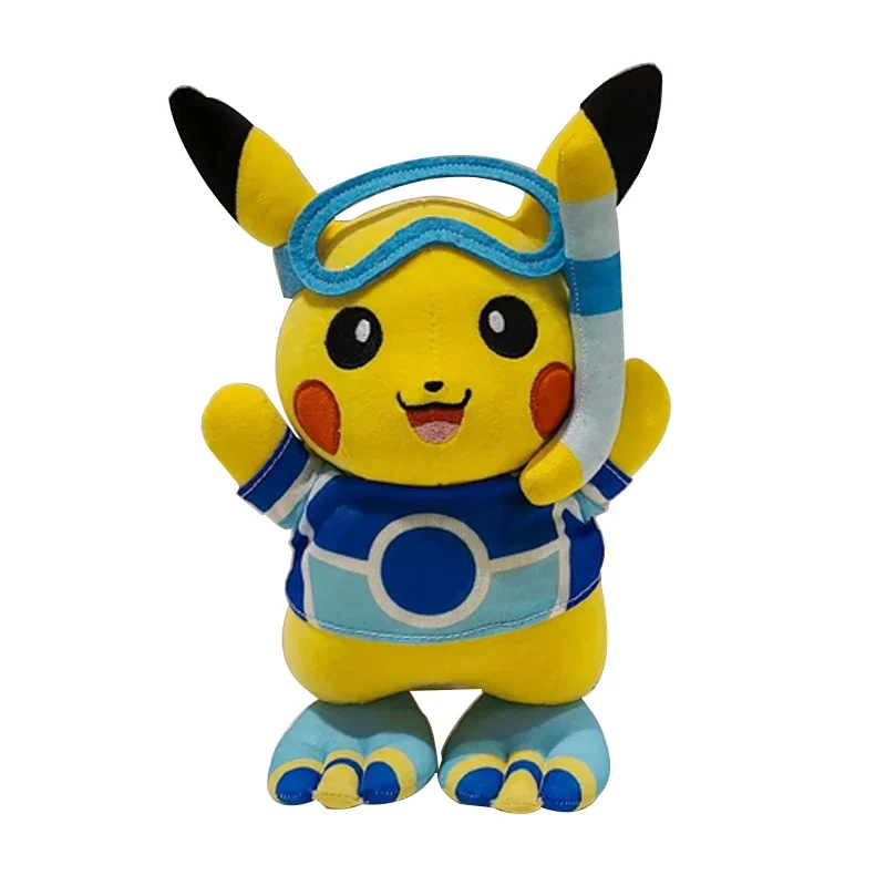 Cosplay de Pikachu en plongeur, peluche Meowth