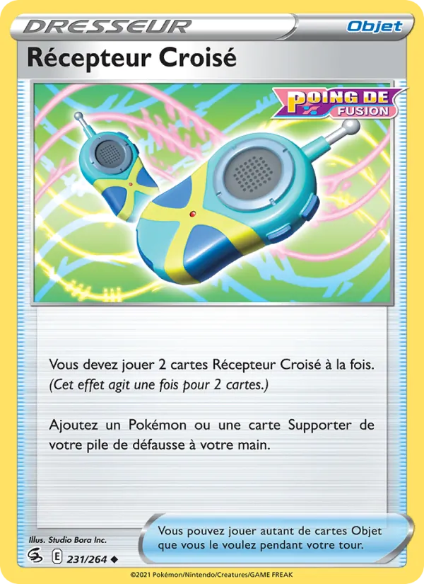 Récepteur Croisé 231/264 — EB08 - Poing de Fusion — Carte Pokémon française