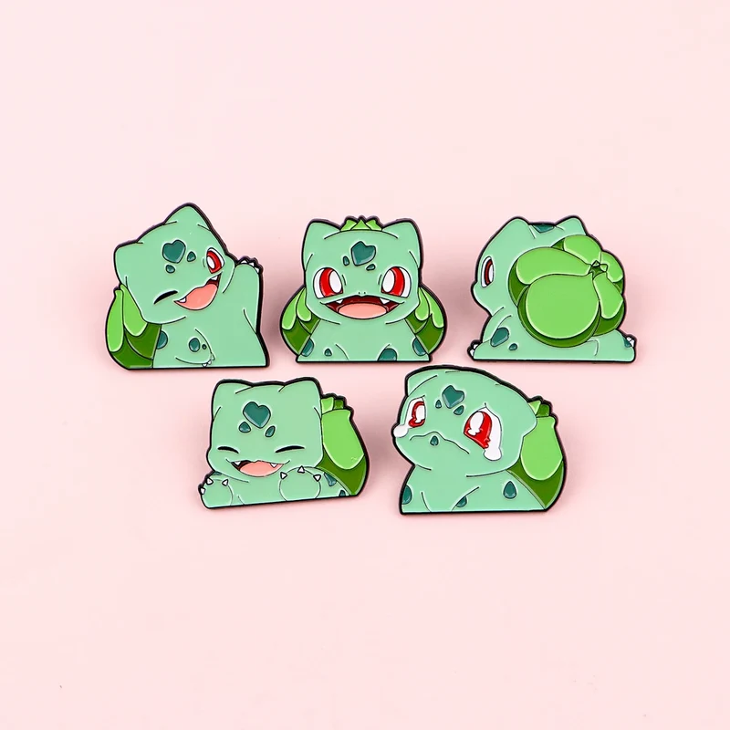 Pin's Gengar ou Bulbizarre - 5 pièces dans un ensemble