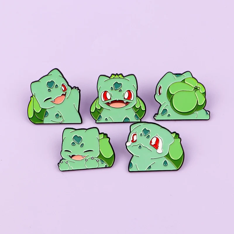 Pin's Gengar ou Bulbizarre - 5 pièces dans un ensemble