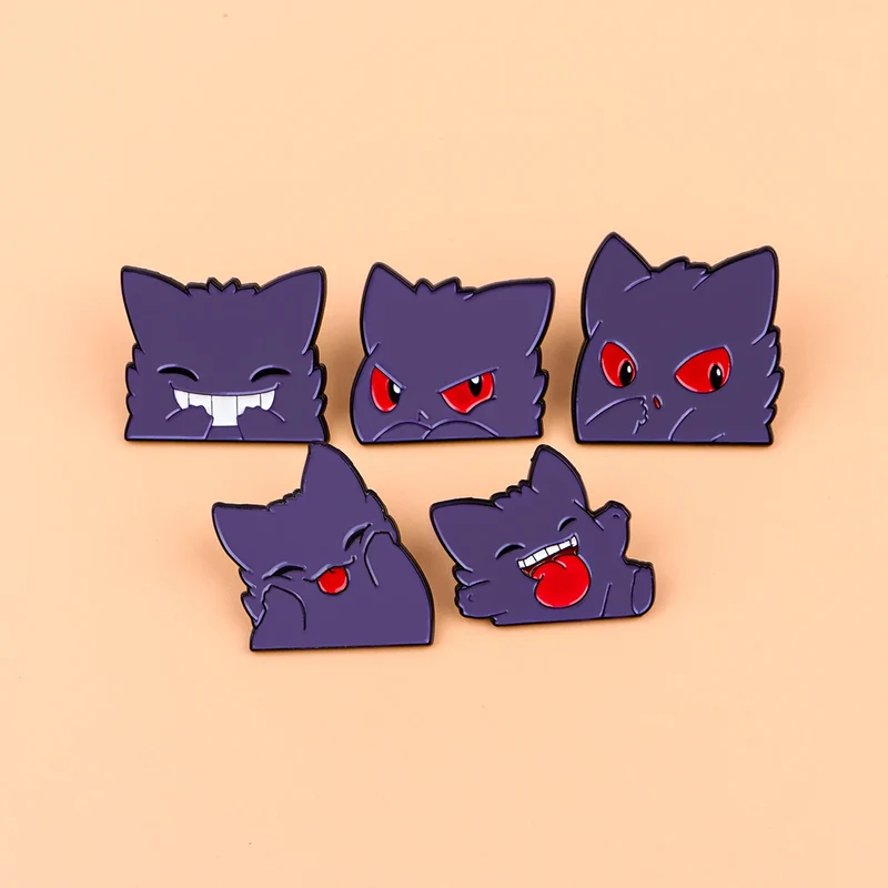 Pin's Gengar ou Bulbizarre - 5 pièces dans un ensemble