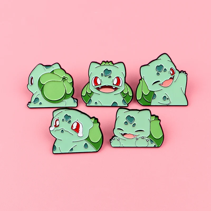 Pin's Gengar ou Bulbizarre - 5 pièces dans un ensemble
