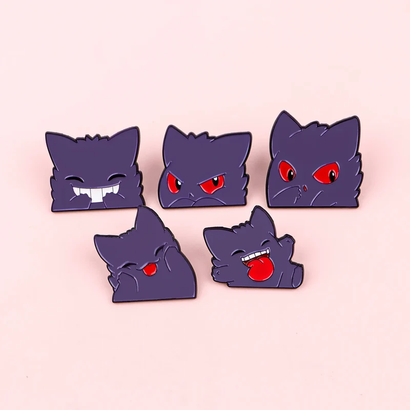 Pin's Gengar ou Bulbizarre - 5 pièces dans un ensemble