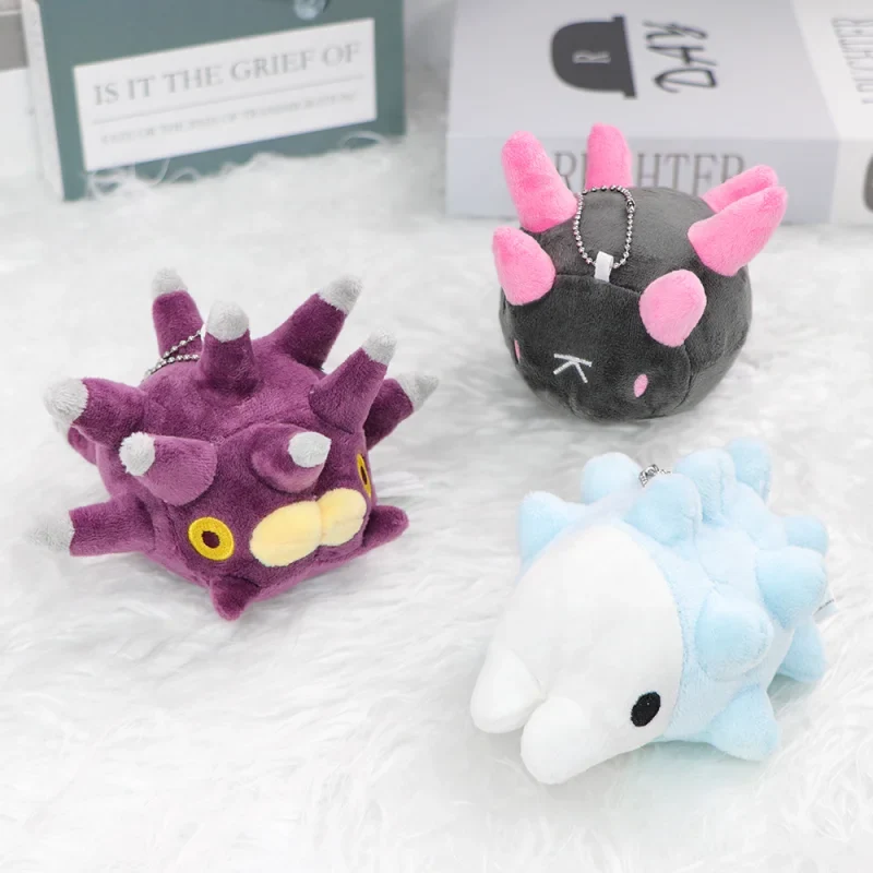 Figurines en peluche Gufa Pyukumuku, Snomnom Snom ou Britzigel Pincurchin avec pendentif