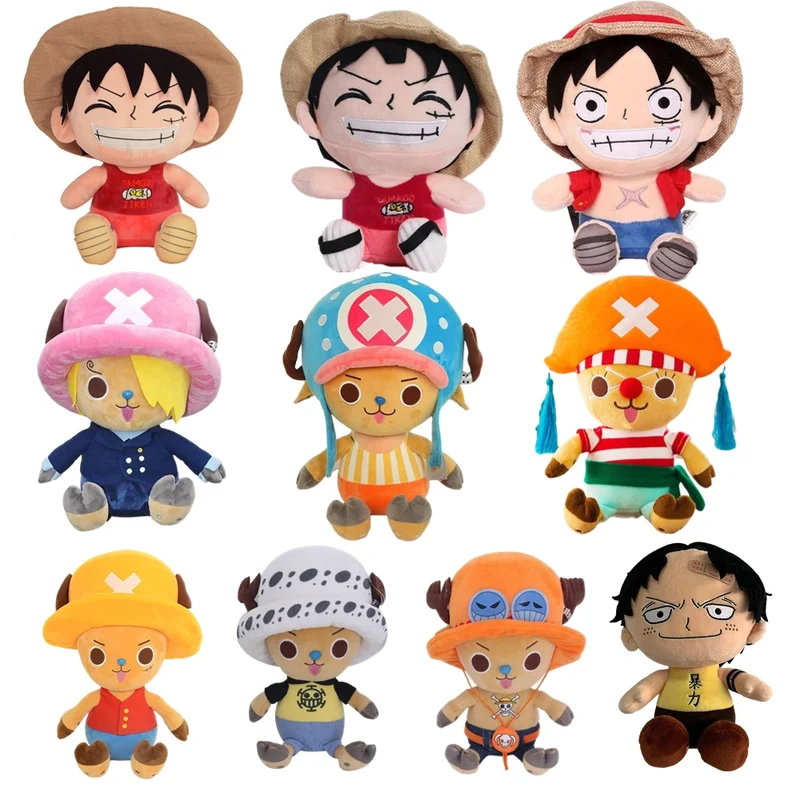 Peluches One Piece (environ 14-20 cm)