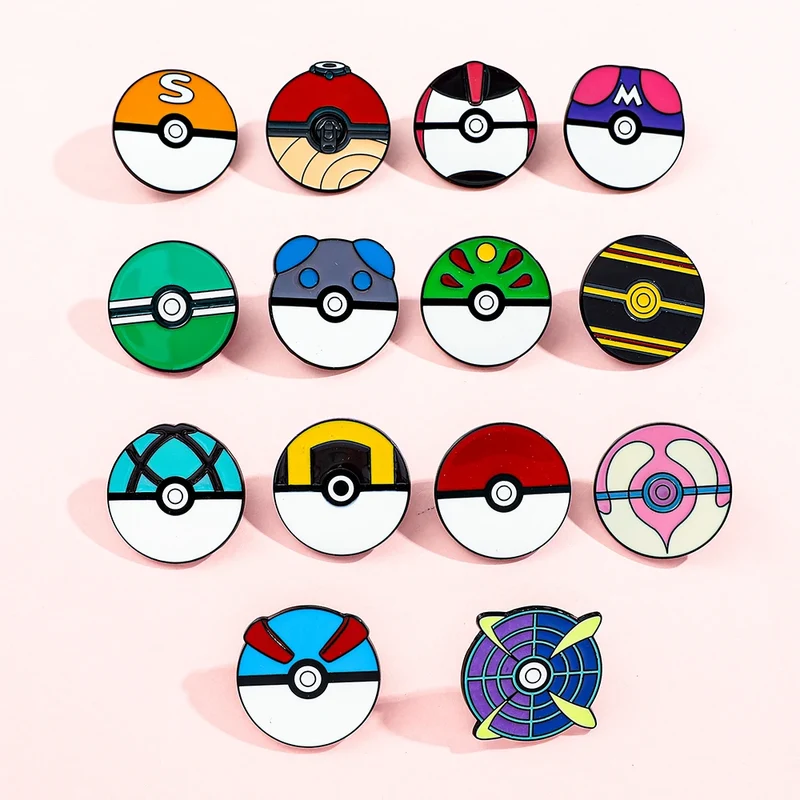 Broche Pokémon Ball Pokéballs