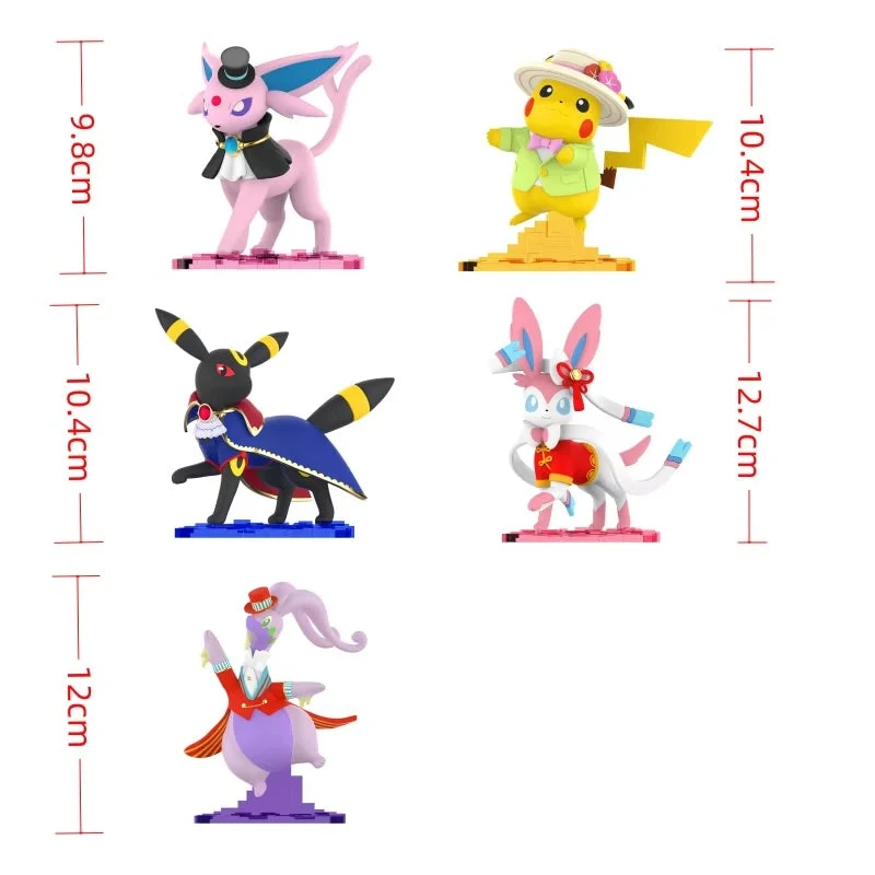 Figurines de construction Pokémon - Noctali, Nymphali et autres