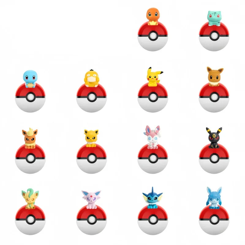 Pokéballs avec figurine Pokémon - nombreux modèles