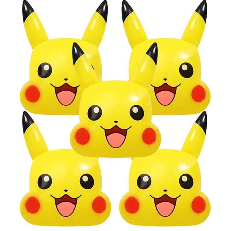 Ballon Pikachu rieur (environ 70x53cm)
