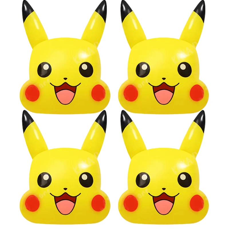 Ballon Pikachu rieur (environ 70x53cm)