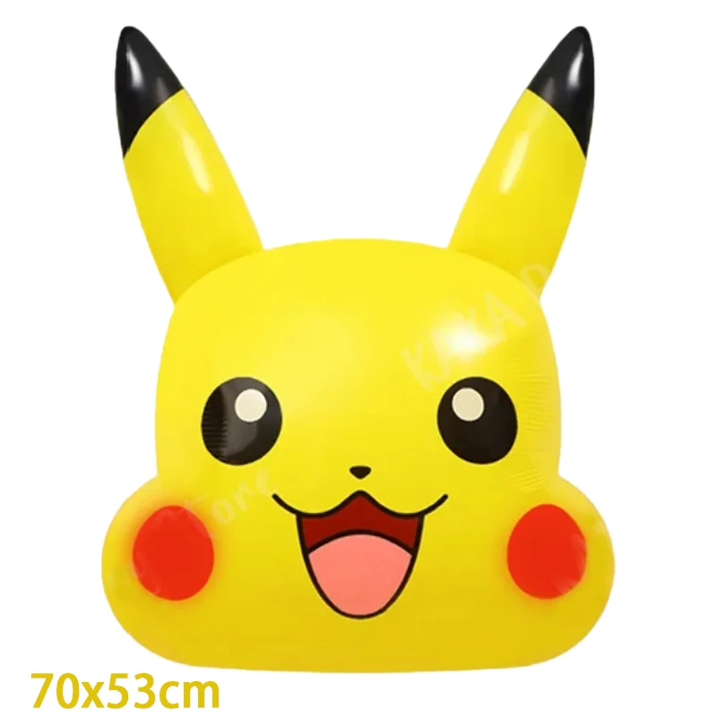 Ballon Pikachu rieur (environ 70x53cm)