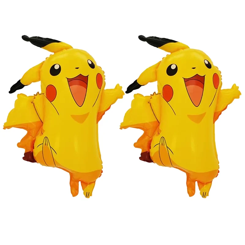 Ballons Pikachu pour célébration, fête, anniversaire, décoration (environ 71x59cm)