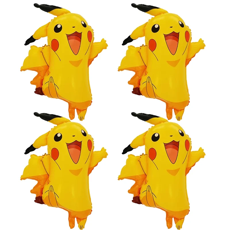 Ballons Pikachu pour célébration, fête, anniversaire, décoration (environ 71x59cm)