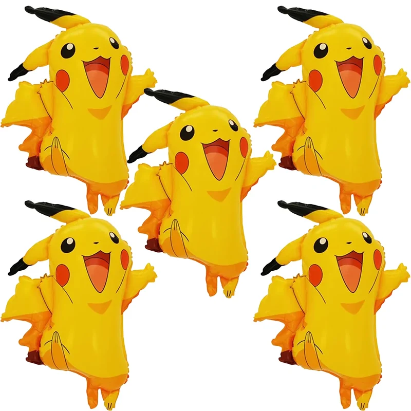 Ballons Pikachu pour célébration, fête, anniversaire, décoration (environ 71x59cm)