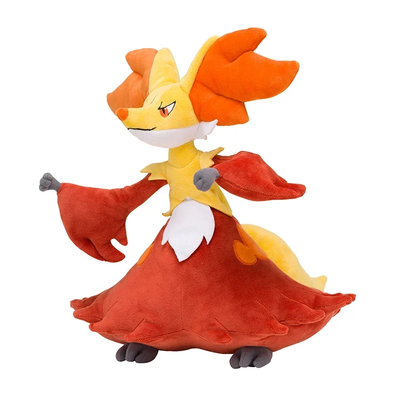Peluche Pokémon Fennexis Delphox (environ 40x38x15cm)