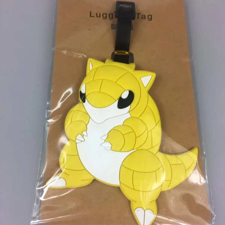 Étiquettes à bagages Pokémon dans de nombreux modèles