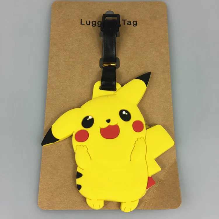 Étiquettes à bagages Pokémon dans de nombreux modèles