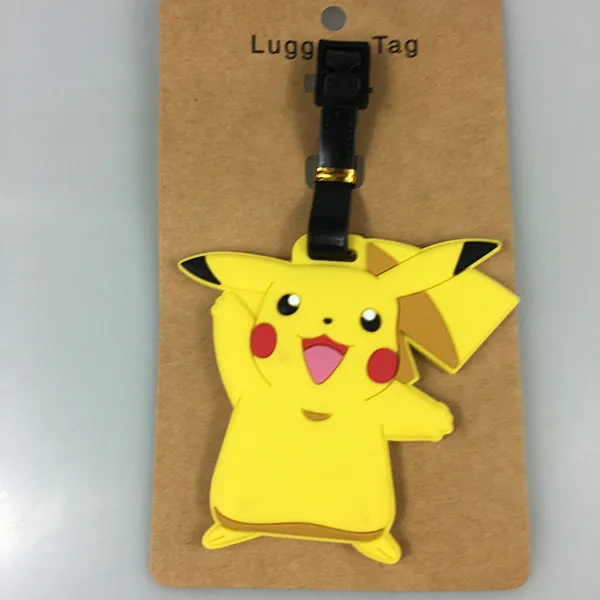 Étiquettes à bagages Pokémon dans de nombreux modèles