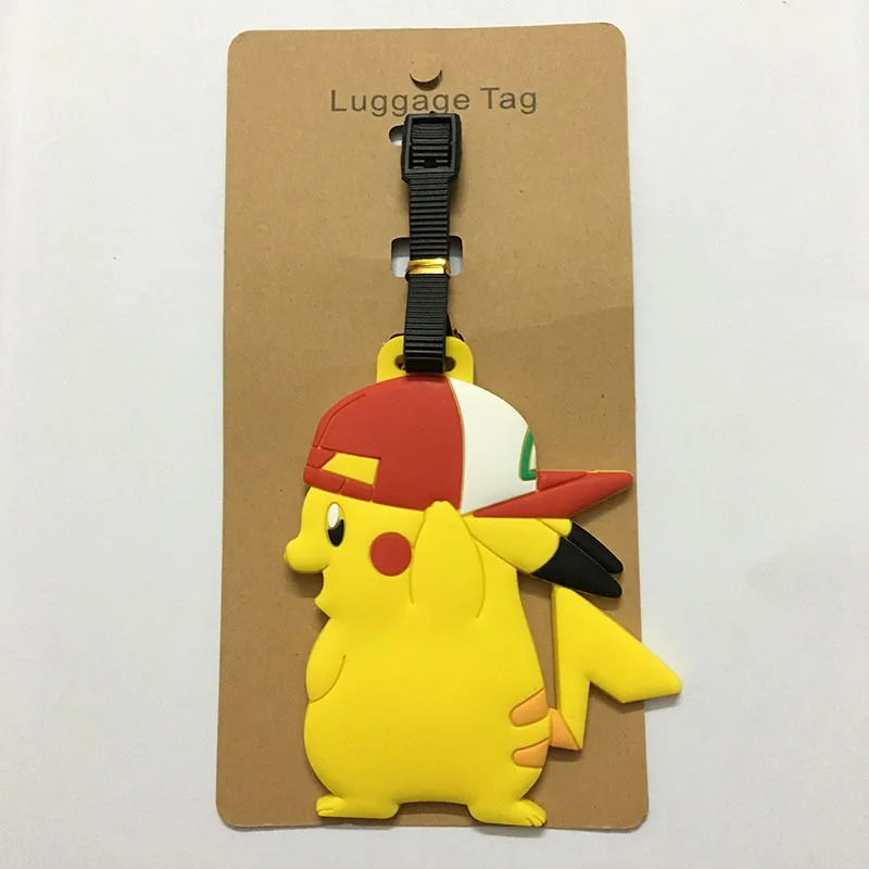Étiquettes à bagages Pokémon dans de nombreux modèles