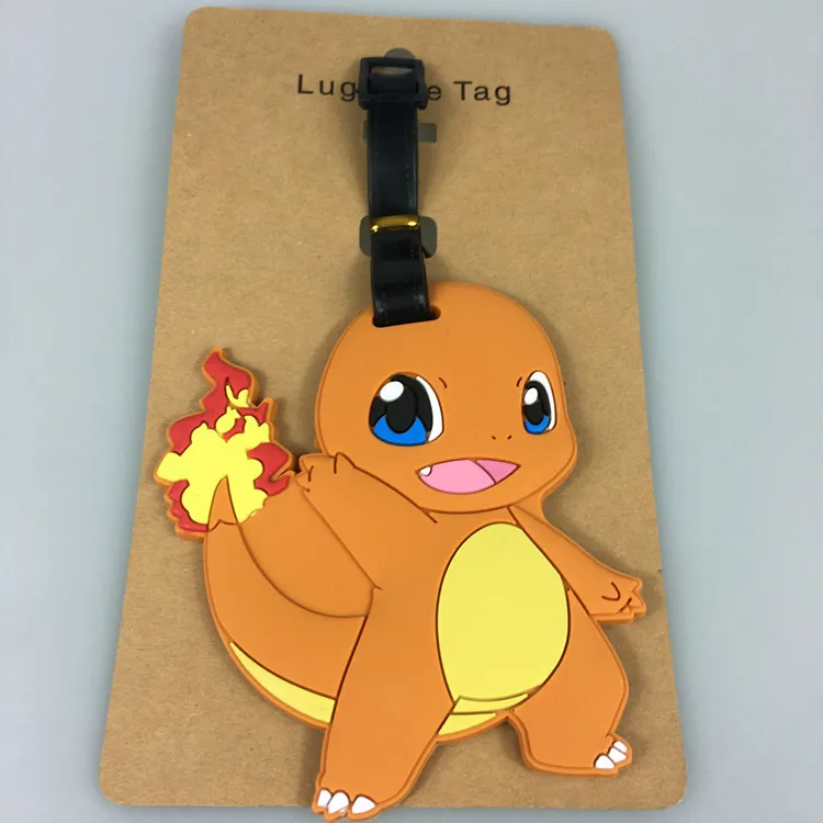 Étiquettes à bagages Pokémon dans de nombreux modèles