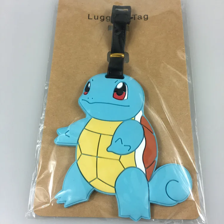 Étiquettes à bagages Pokémon dans de nombreux modèles