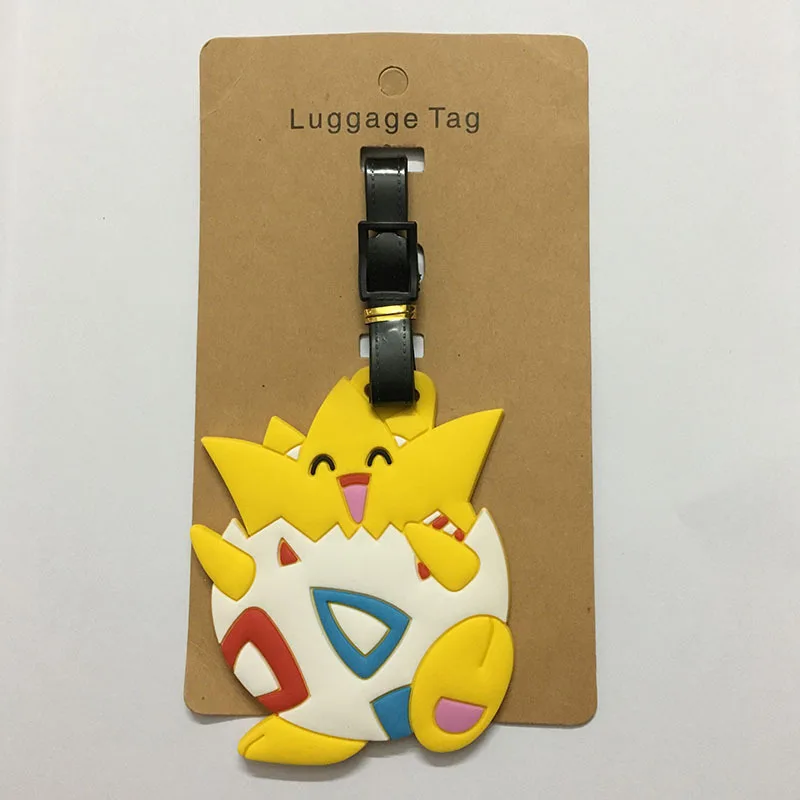 Étiquettes à bagages Pokémon dans de nombreux modèles