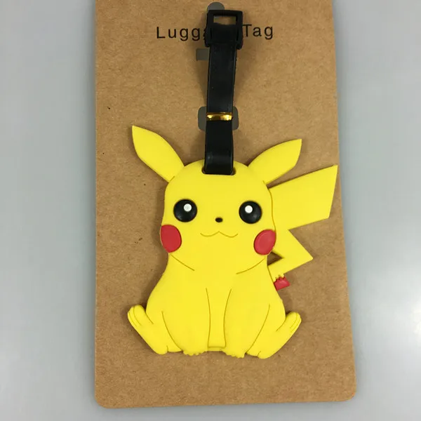 Étiquettes à bagages Pokémon dans de nombreux modèles