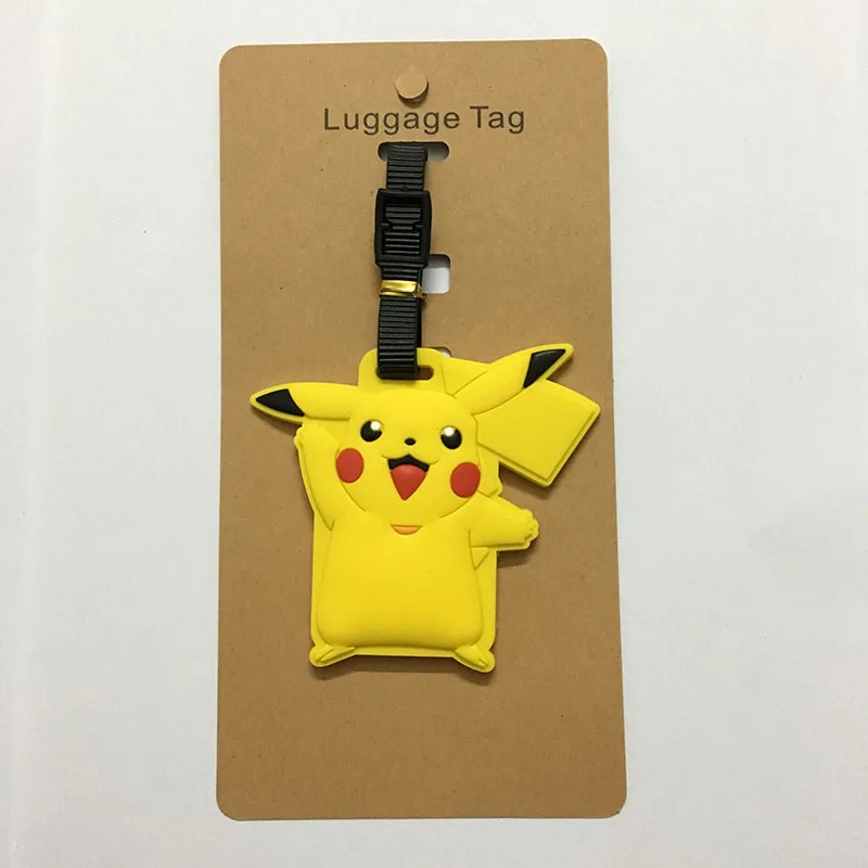 Étiquettes à bagages Pokémon dans de nombreux modèles