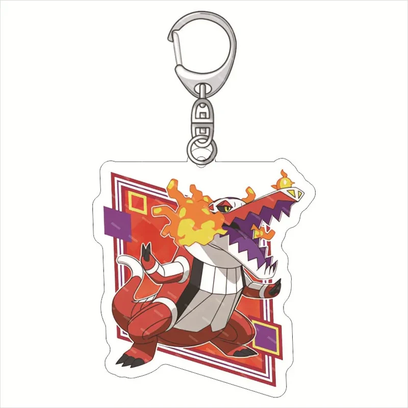 Porte-clés pendentif en acrylique Pokémon Meowscarada Skeledirge Ceruledge