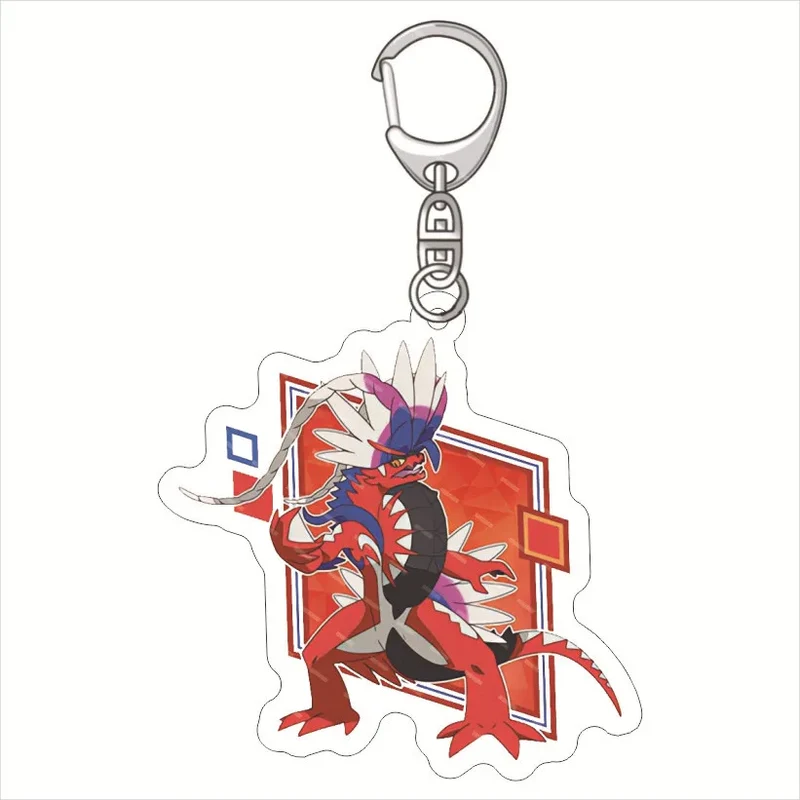 Porte-clés pendentif en acrylique Pokémon Meowscarada Skeledirge Ceruledge