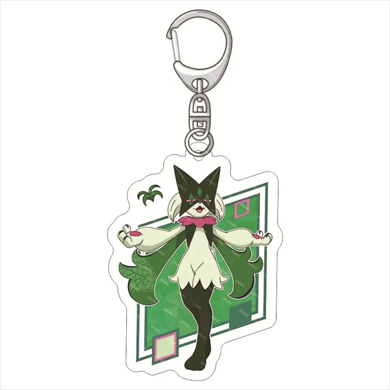 Porte-clés pendentif en acrylique Pokémon Meowscarada Skeledirge Ceruledge