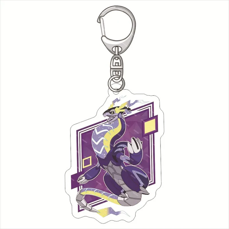 Porte-clés pendentif en acrylique Pokémon Meowscarada Skeledirge Ceruledge