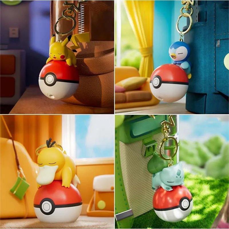 Porte-clés Pokéball avec pendentif Pokémon
