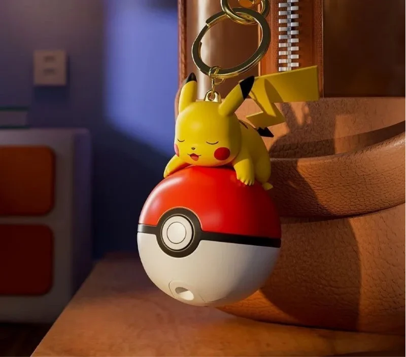 Porte-clés Pokéball avec pendentif Pokémon