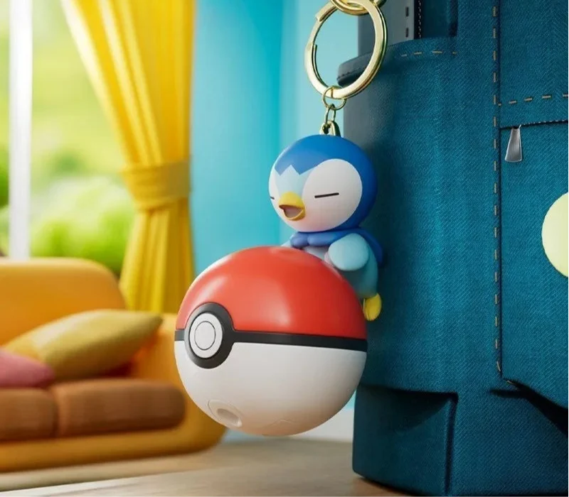 Porte-clés Pokéball avec pendentif Pokémon