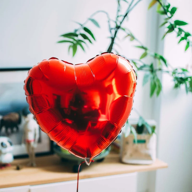 Box Ballon Cœur Hélium - La Surprise qui s'Envole à l'Ouverture