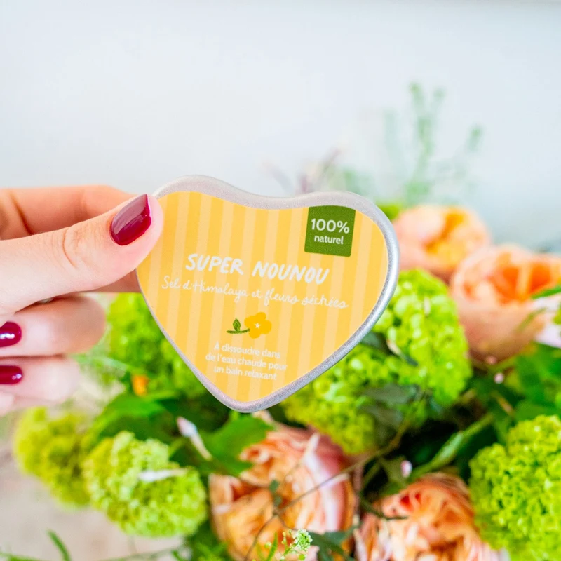 Sel de bain « Super Nounou » – Cadeau bien-être pour dire merci 🛁