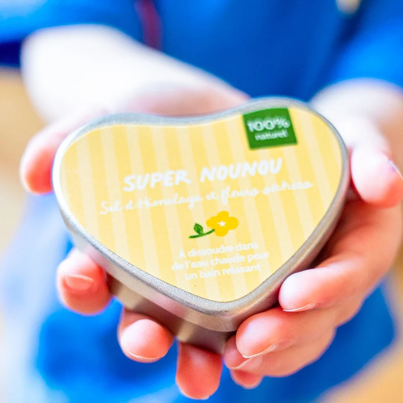 Sel de bain « Super Nounou » – Cadeau bien-être pour dire merci 🛁