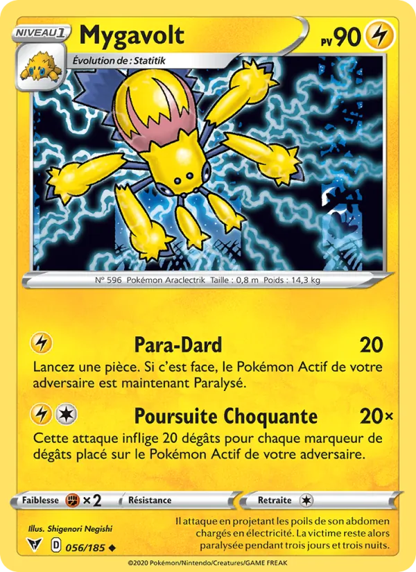 Mygavolt 56/185 — EB04 — Voltage Éclatant — Carte Pokémon française