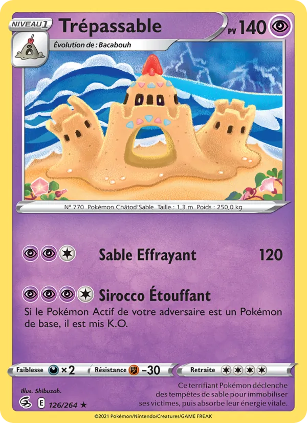 Trépassable 126/264 — EB08 - Poing de Fusion — Carte Pokémon française
