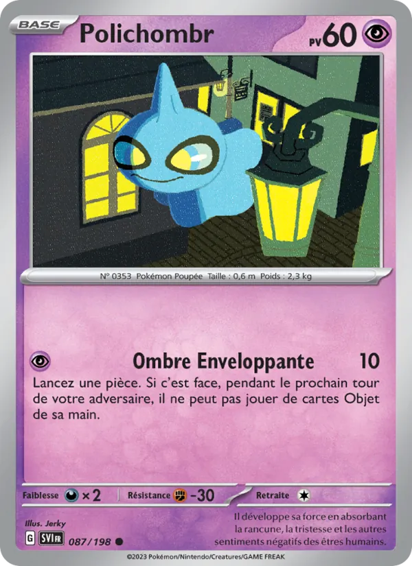 Polichombr 87/198 — EV01 – Écarlate et Violet — Carte Pokémon française
