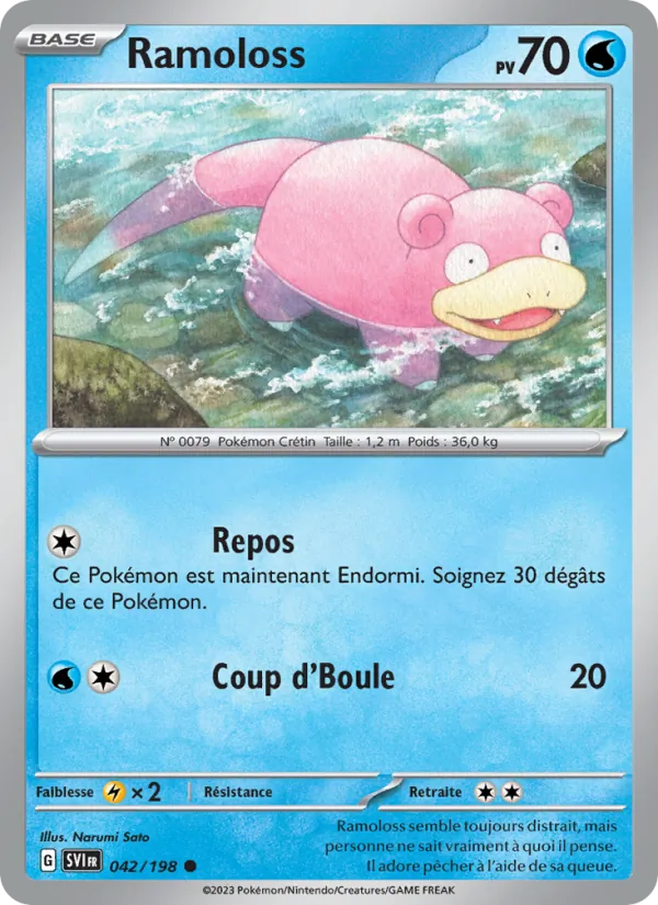 Ramoloss 42/198 — EV01 – Écarlate et Violet — Carte Pokémon française
