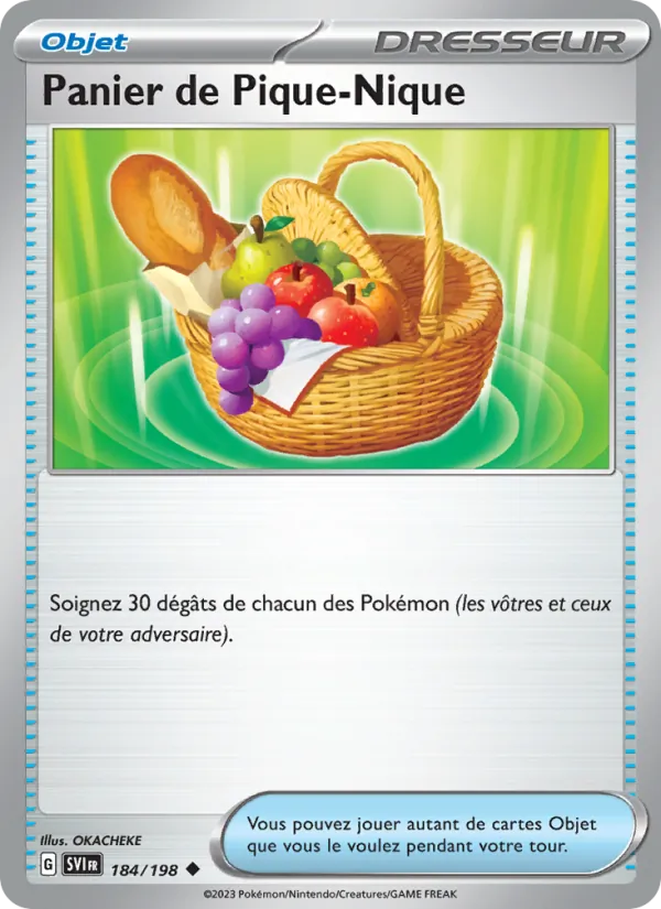 Panier de Pique-Nique 184/198 — EV01 – Écarlate et Violet — Carte Pokémon française
