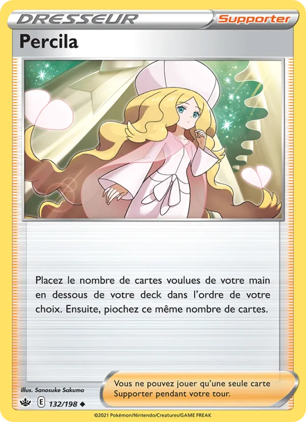 Percila 132/198 — EB06 – Règne de Glace — Carte Pokémon française