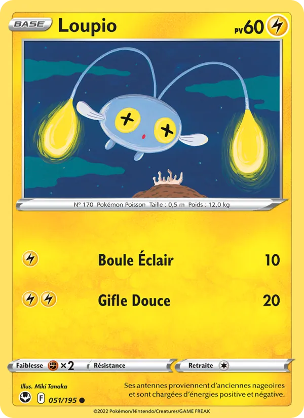 Loupio 51/195 — EB12 – Tempête Argentée — Carte Pokémon française