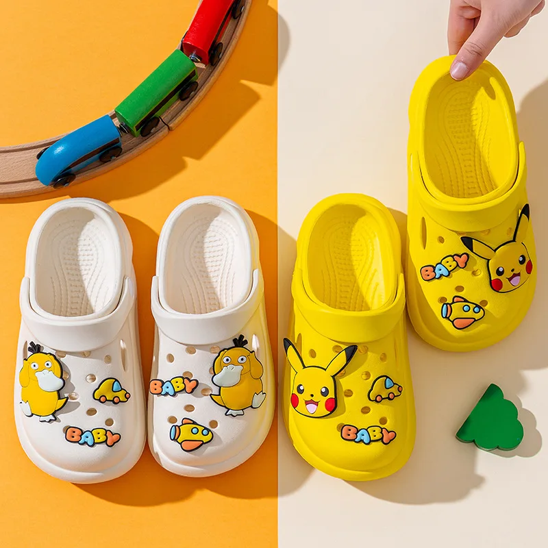 Sandales Pokémon pour enfants motif Jigglypuff Pikachu, Salamèche ou Carapuce