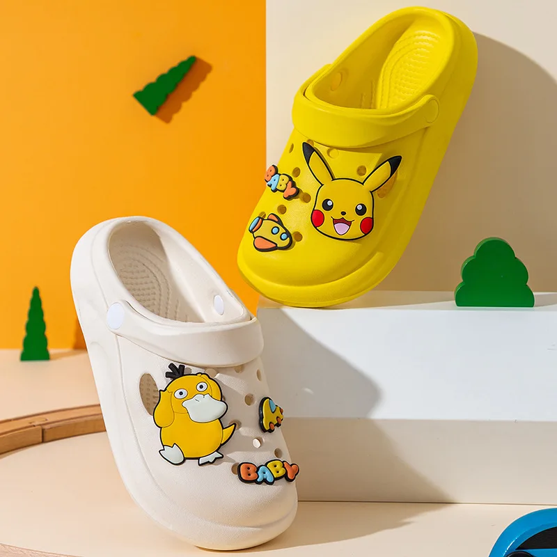 Sandales Pokémon pour enfants motif Jigglypuff Pikachu, Salamèche ou Carapuce