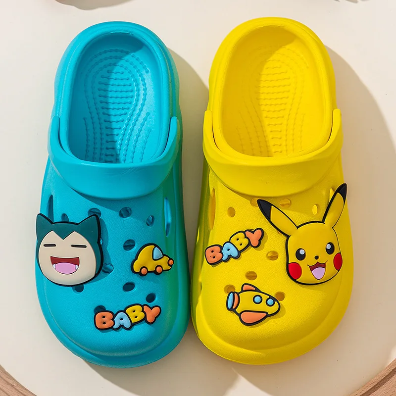 Sandales Pokémon pour enfants motif Jigglypuff Pikachu, Salamèche ou Carapuce