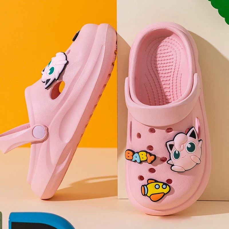 Sandales Pokémon pour enfants motif Jigglypuff Pikachu, Salamèche ou Carapuce