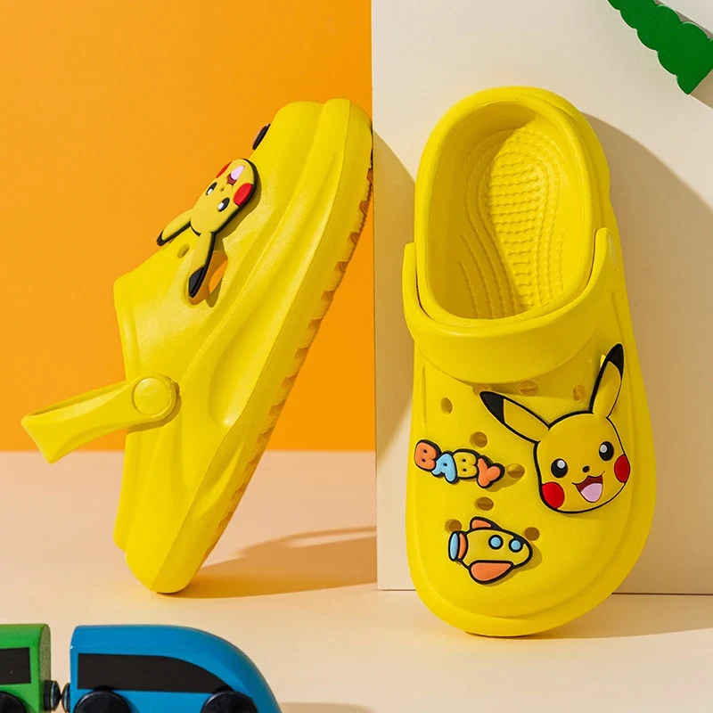 Sandales Pokémon pour enfants motif Jigglypuff Pikachu, Salamèche ou Carapuce